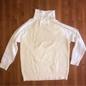 Mens Lee Dungarees Off White Pullover Knit Sweater- size XL